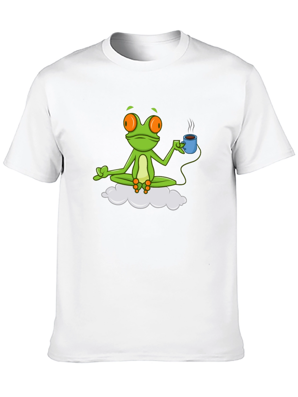 Meditating Frog Coffee Lover T-Shirt
