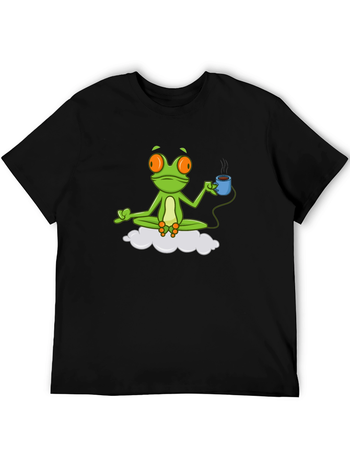 Meditating Frog Coffee Lover T-Shirt