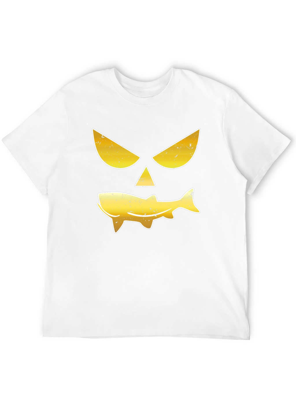 Funny Fish Face Black T-Shirt