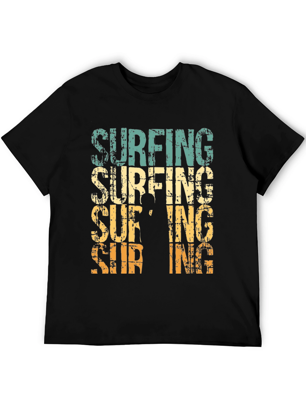 Retro Surfing Graphic T-Shirt - Surfs Up!