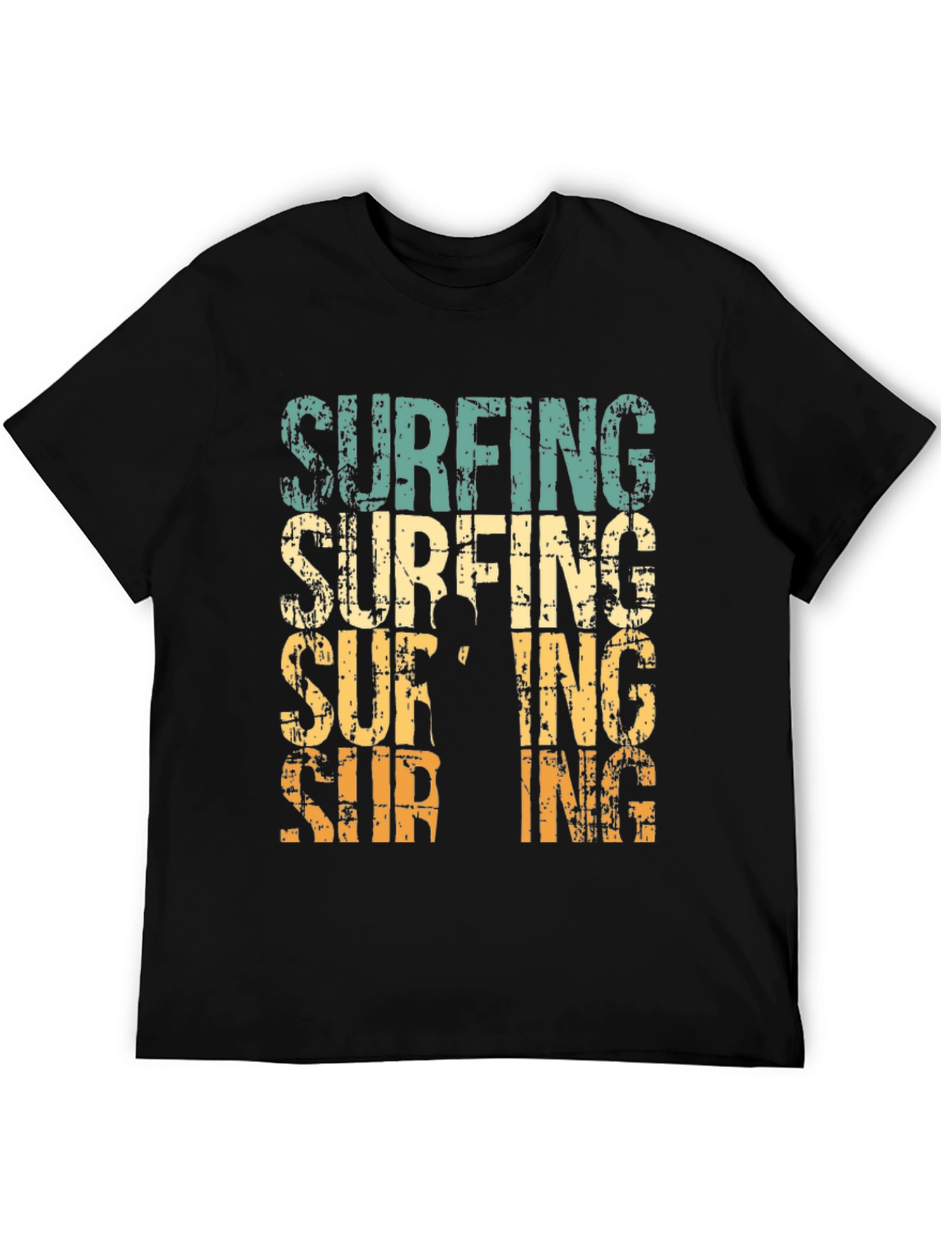 Retro Surfing Graphic T-Shirt - Surfs Up!
