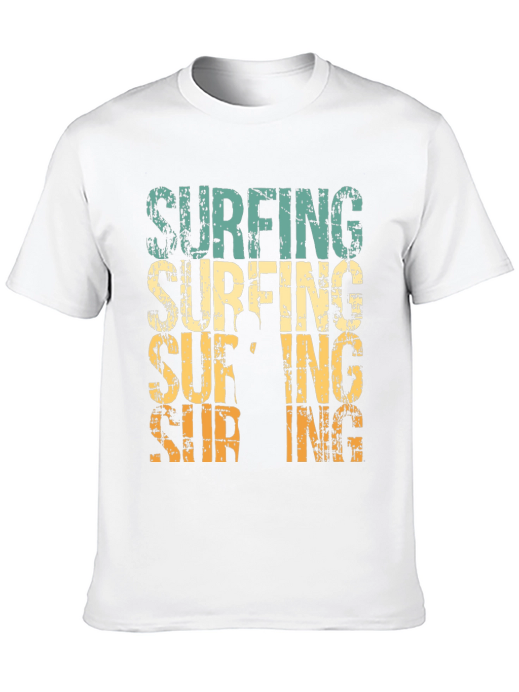 Retro Surfing Graphic T-Shirt - Surfs Up!
