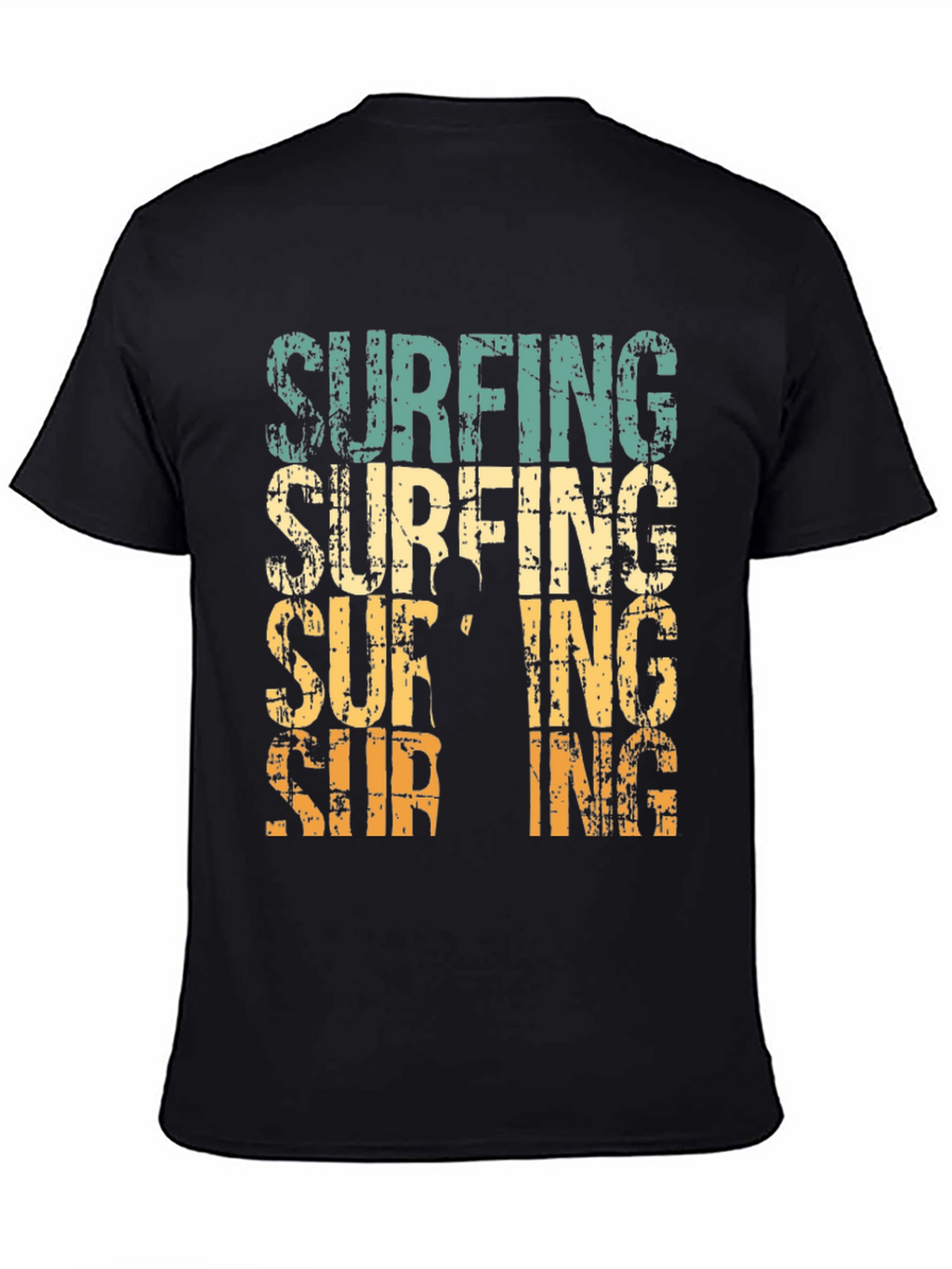 Retro Surfing Graphic T-Shirt - Surfs Up!