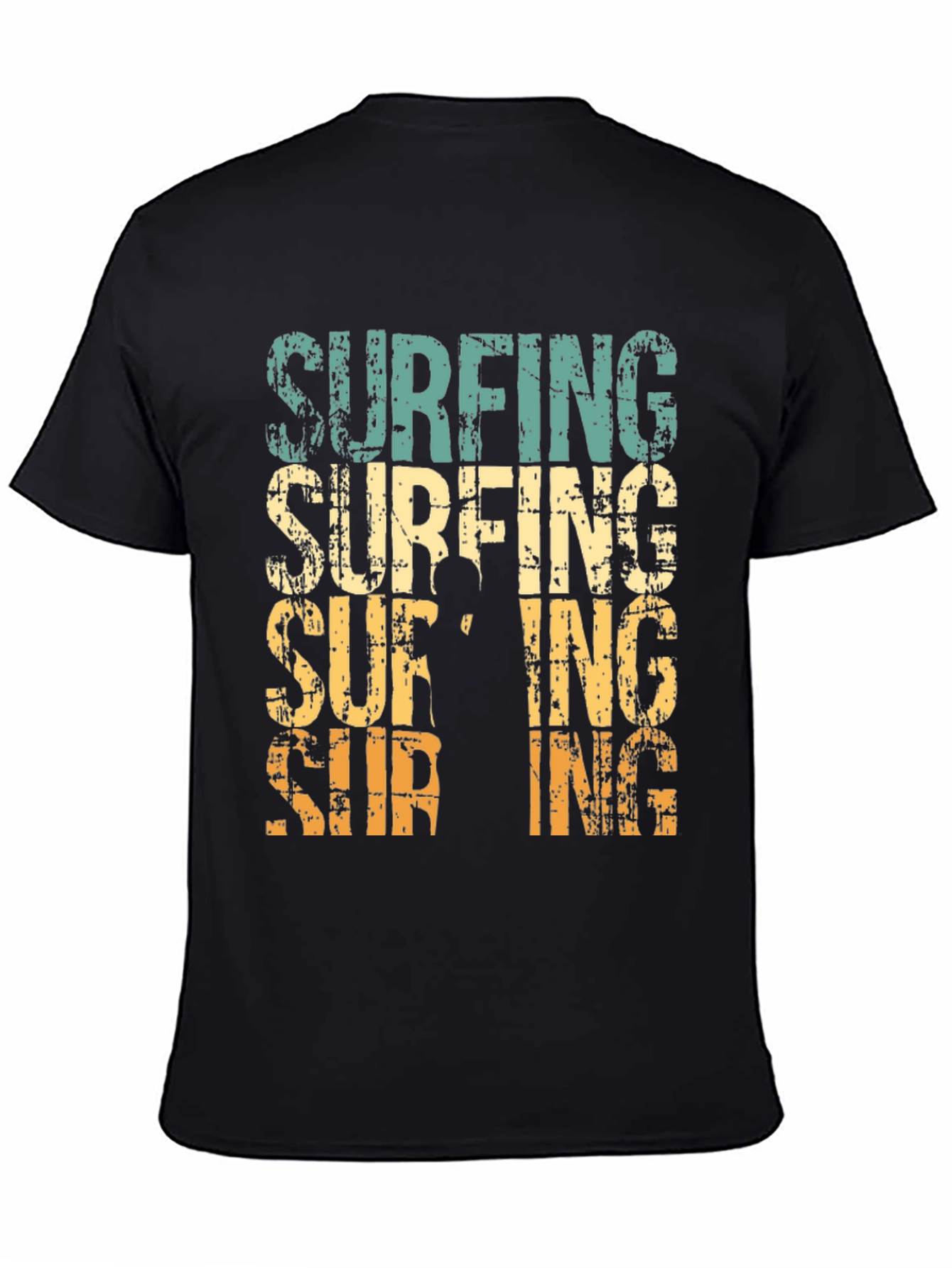 Retro Surfing Graphic T-Shirt - Surfs Up!