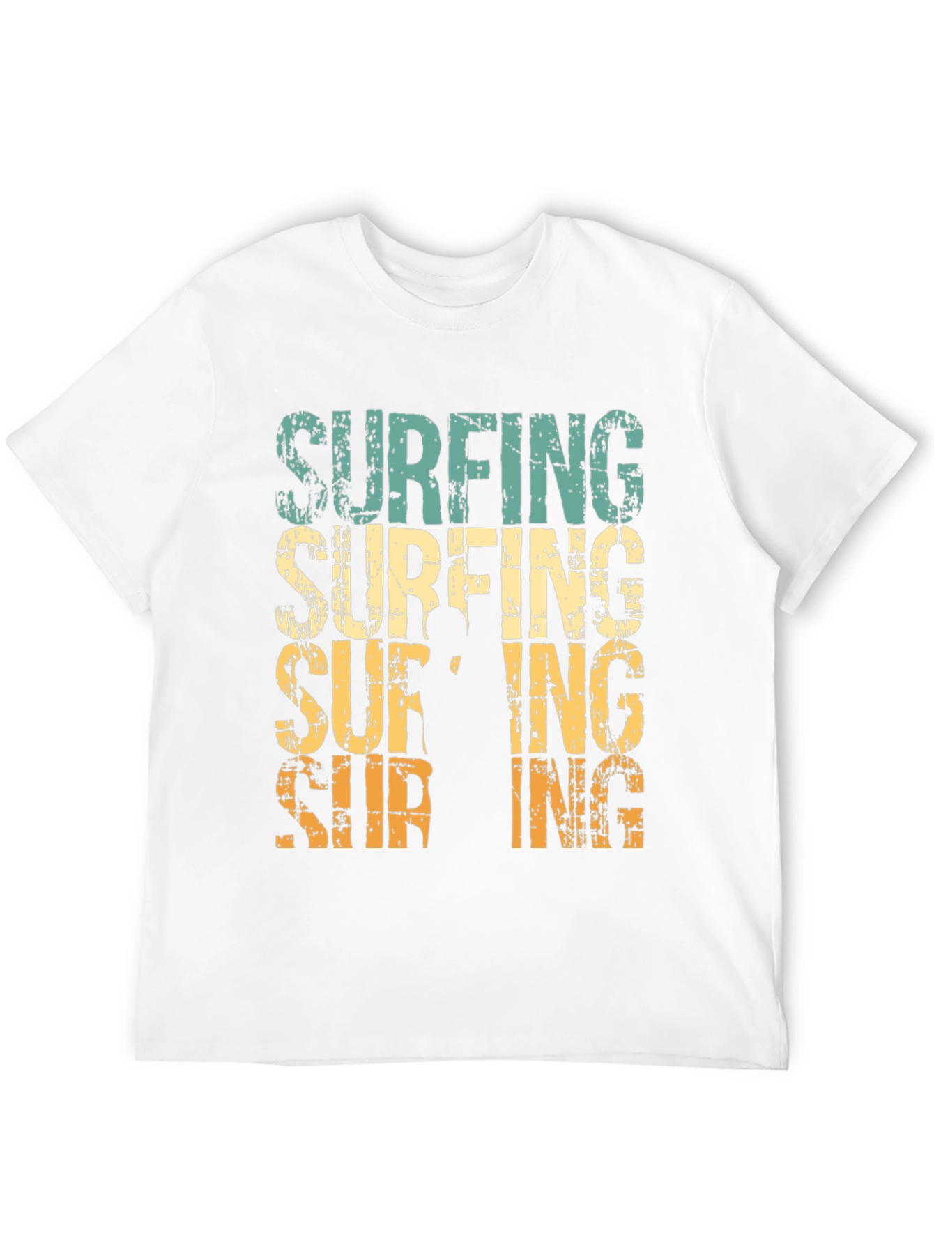 Retro Surfing Graphic T-Shirt - Surfs Up!