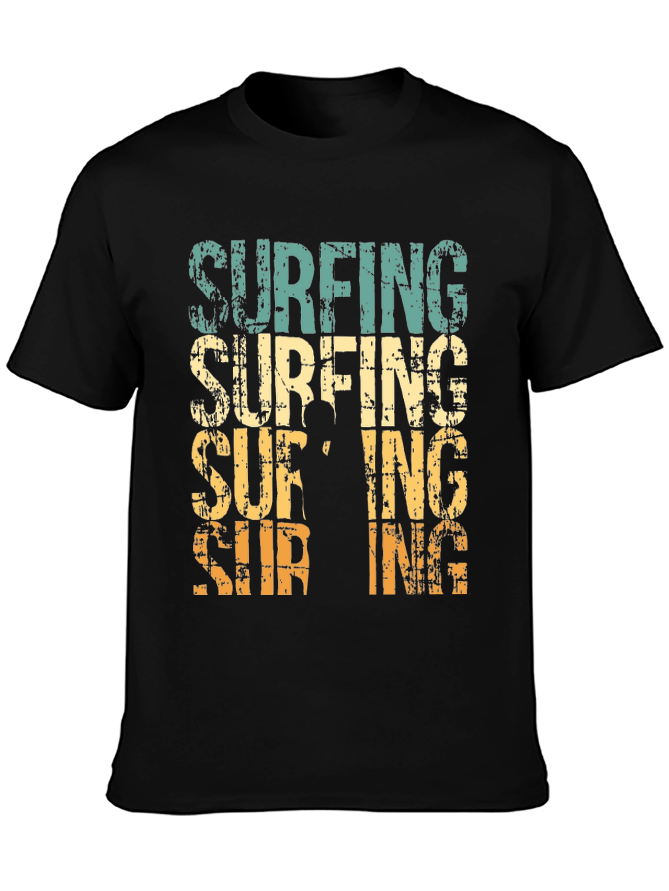 Retro Surfing Graphic T-Shirt - Surfs Up!
