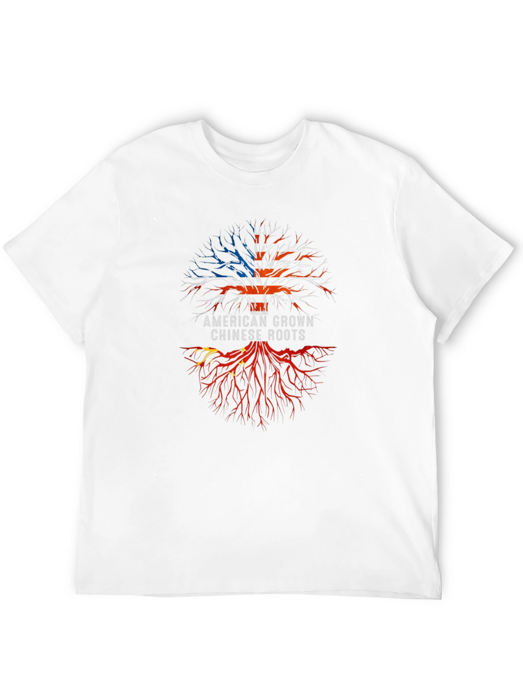American Grown Chinese Roots Graphic Tee