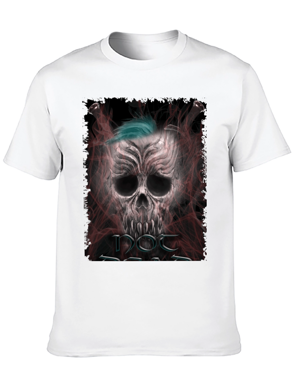 Edgy Skull Graphic Tee - Punk Rock Style