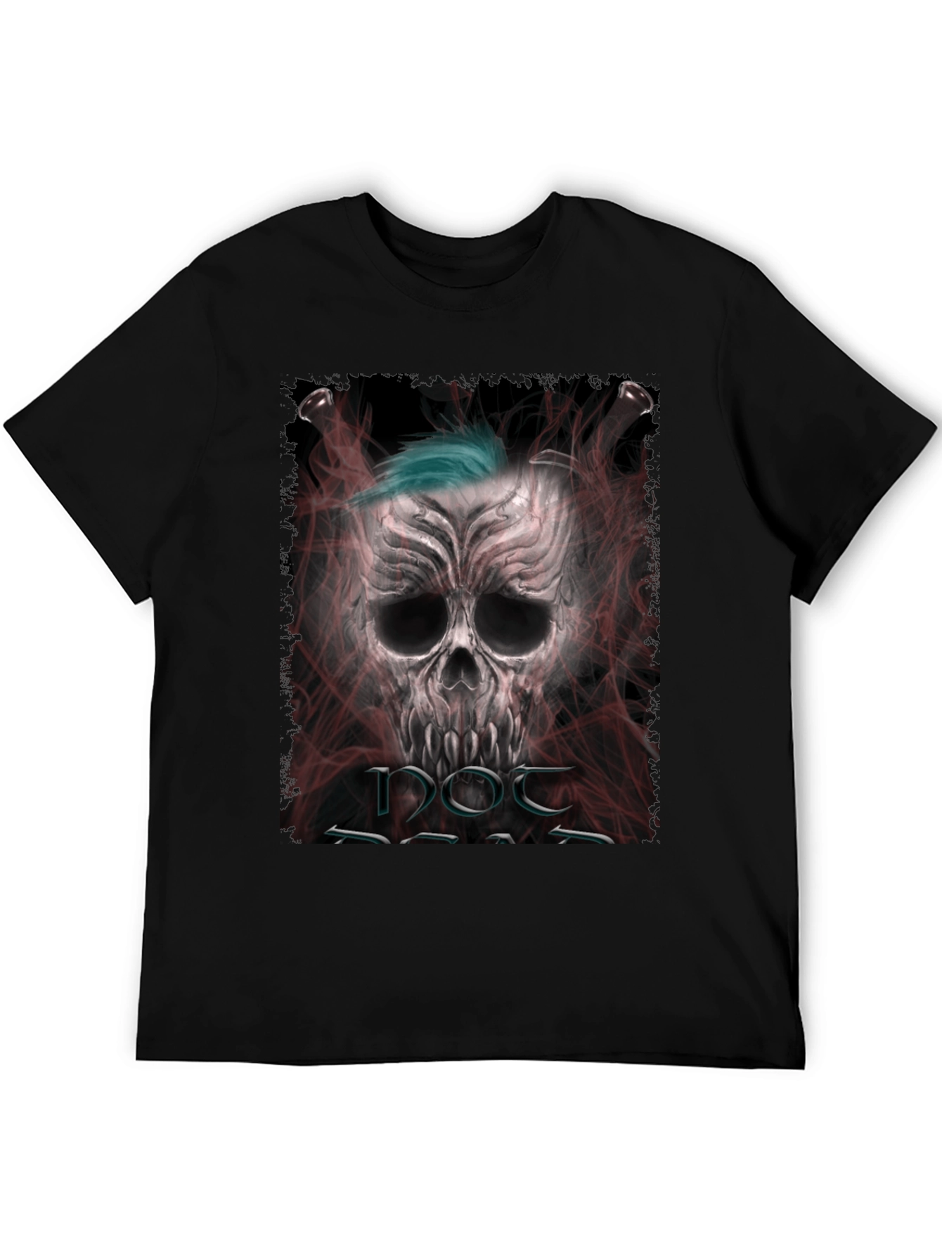 Edgy Skull Graphic Tee - Punk Rock Style