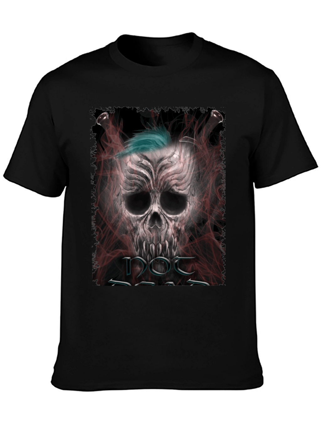 Edgy Skull Graphic Tee - Punk Rock Style
