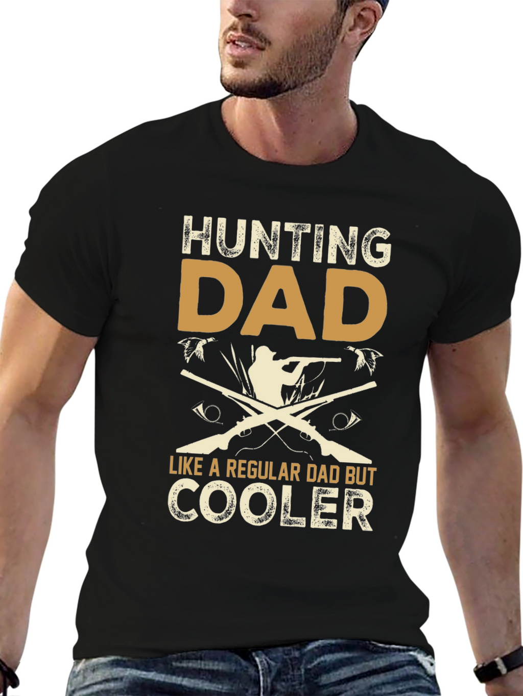 Hunting Dad T-Shirt - Cooler Than Regular Dads