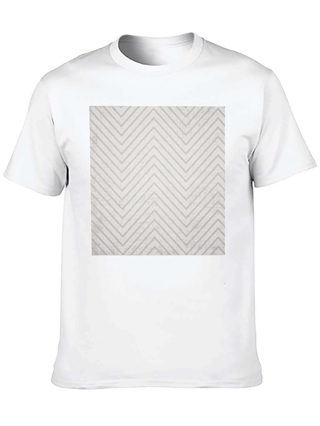 Modern Zig Zag Tee - Black Casual Style