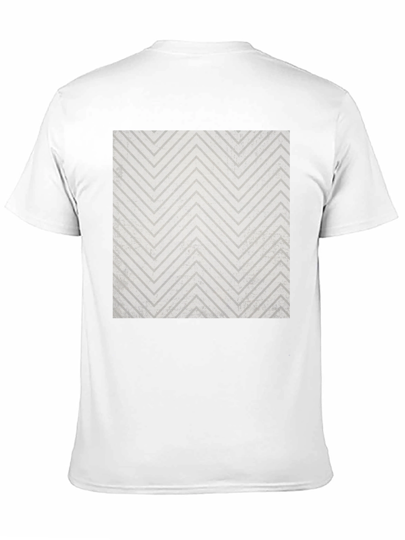 Modern Zig Zag Tee - Black Casual Style
