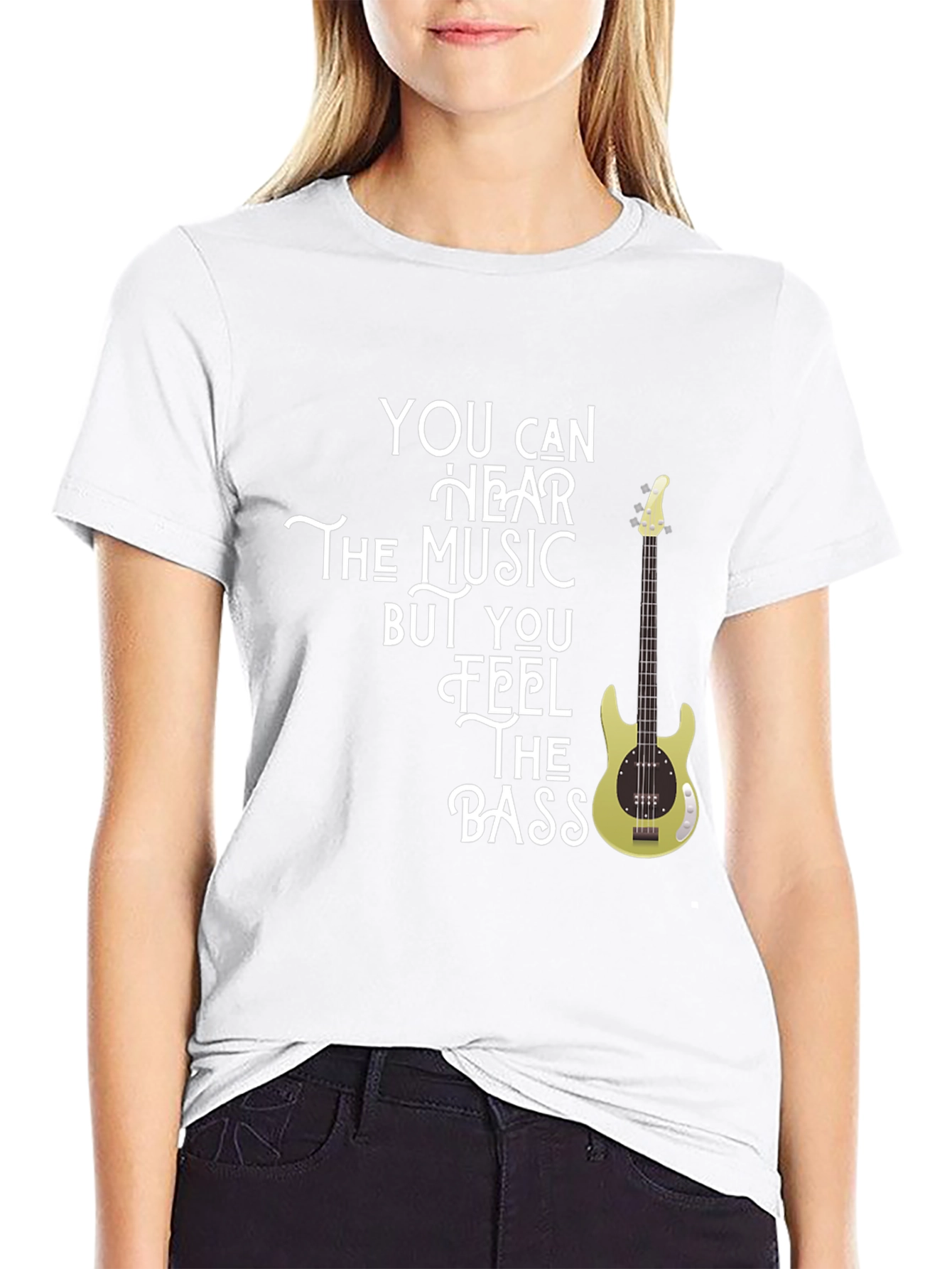 Feel The Bass - Music Graphic T-Shirt