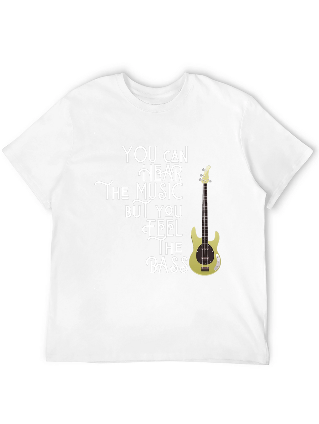 Feel The Bass - Music Graphic T-Shirt