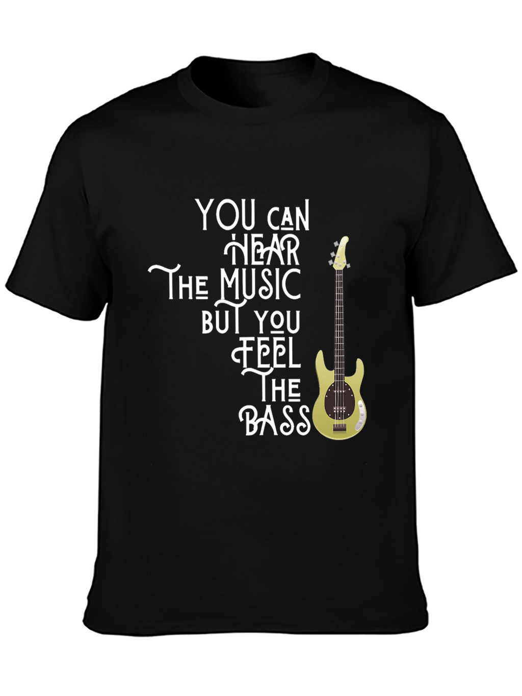 Feel The Bass - Music Graphic T-Shirt