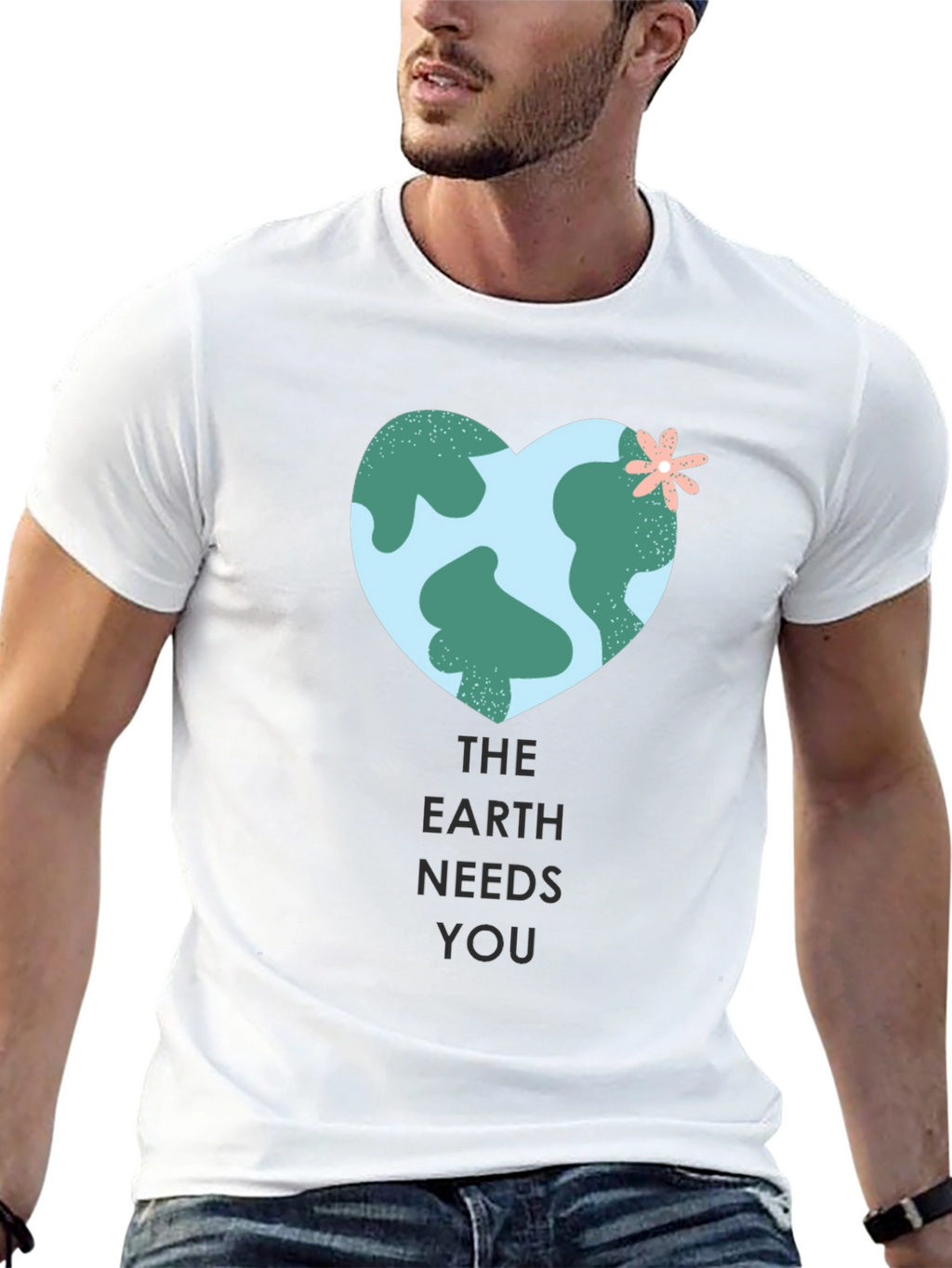 Earth Needs You Graphic Tee - Eco-Friendly Shirt