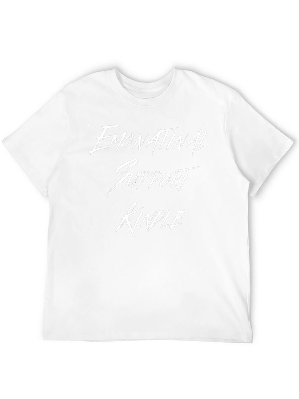 Emotional Support Kindle Black T-Shirt