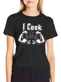I Look Strong Black T-Shirt