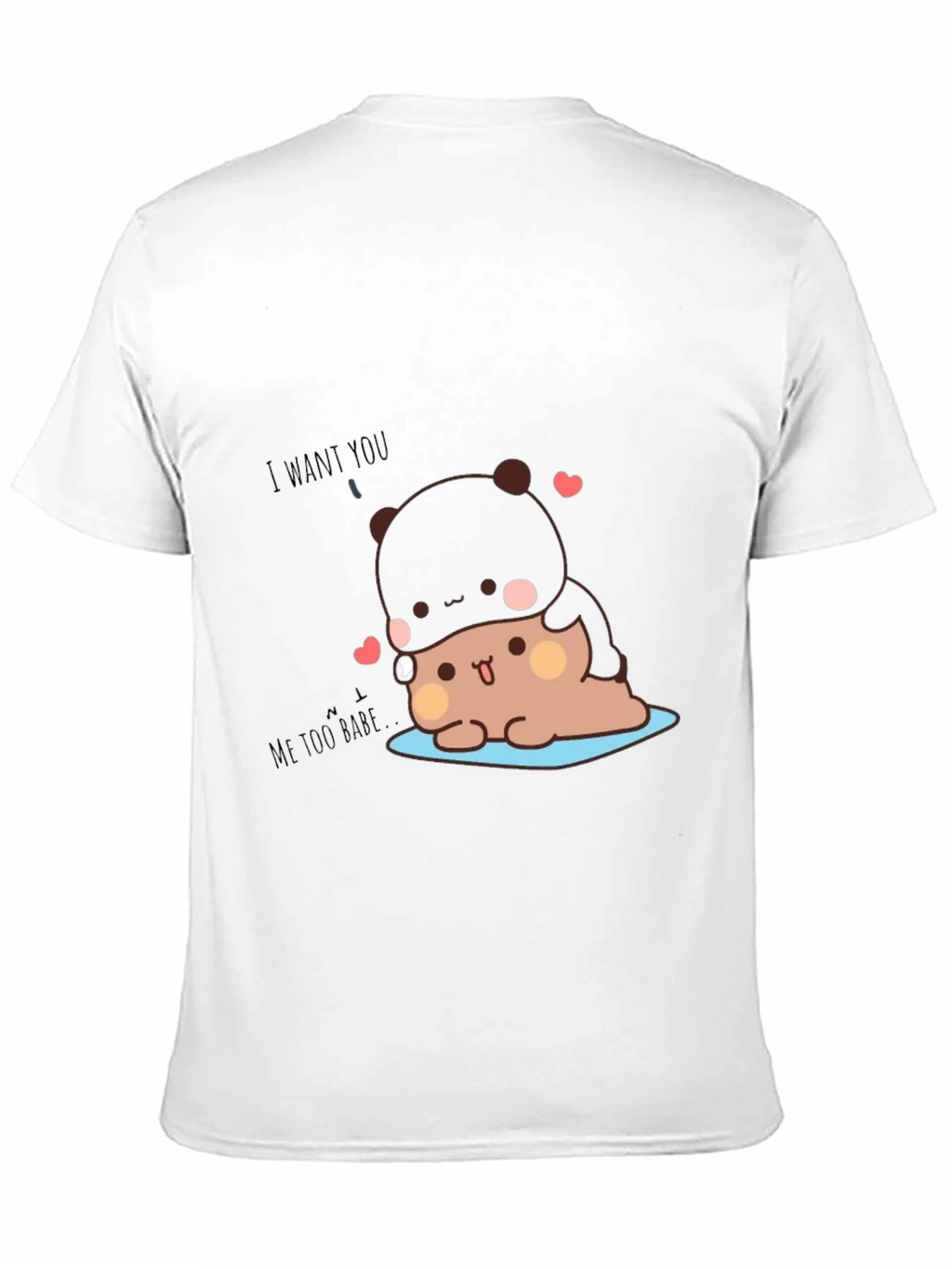 Cute Cartoon Panda T-Shirt - I Want You!