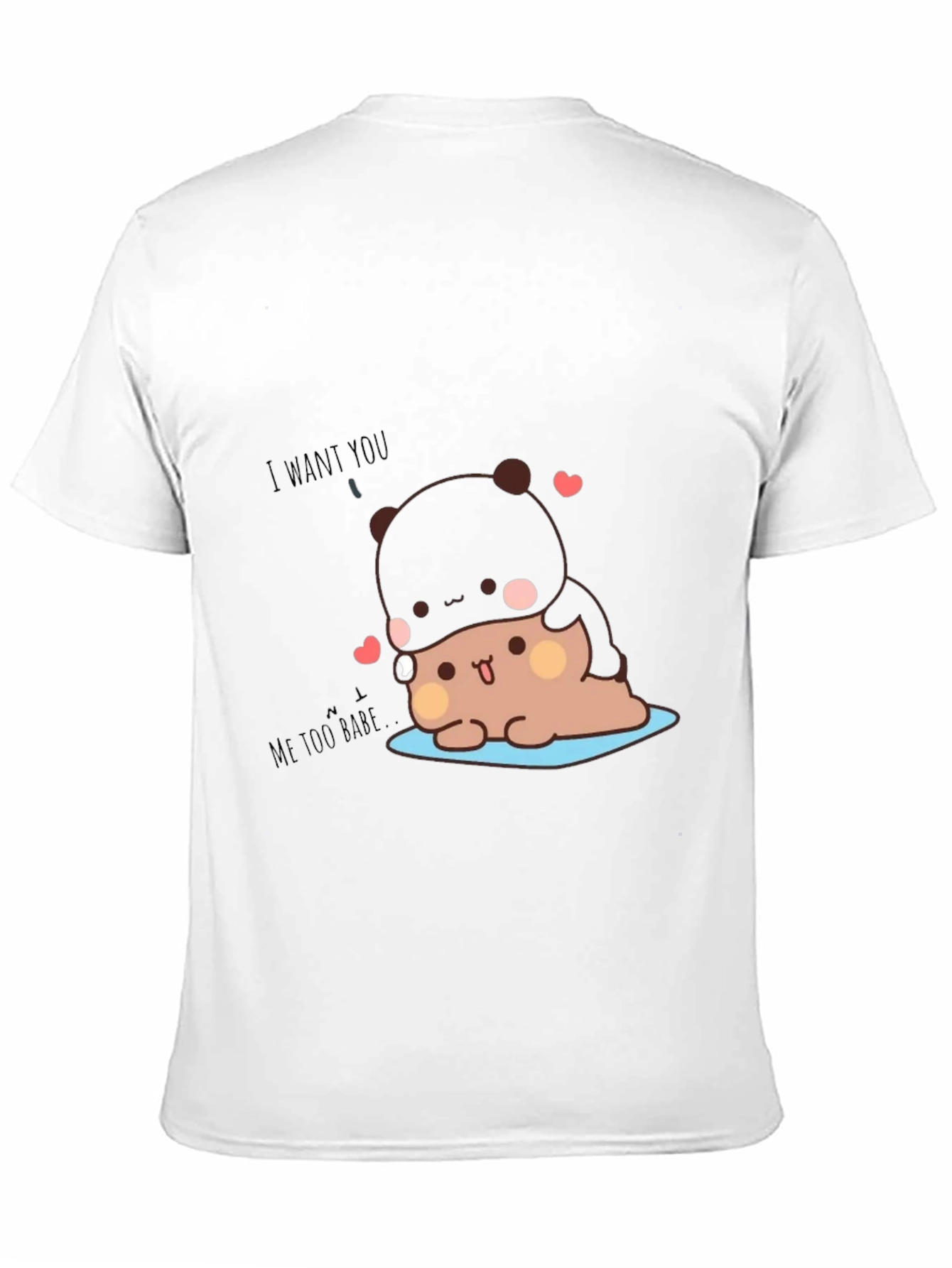 Cute Cartoon Panda T-Shirt - I Want You!