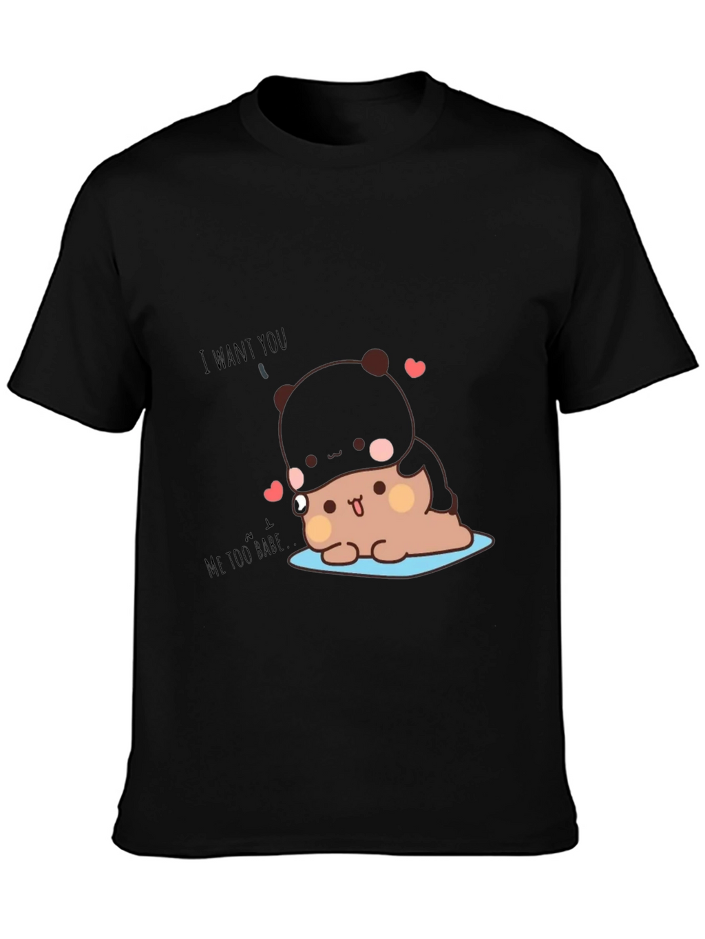Cute Cartoon Panda T-Shirt - I Want You!