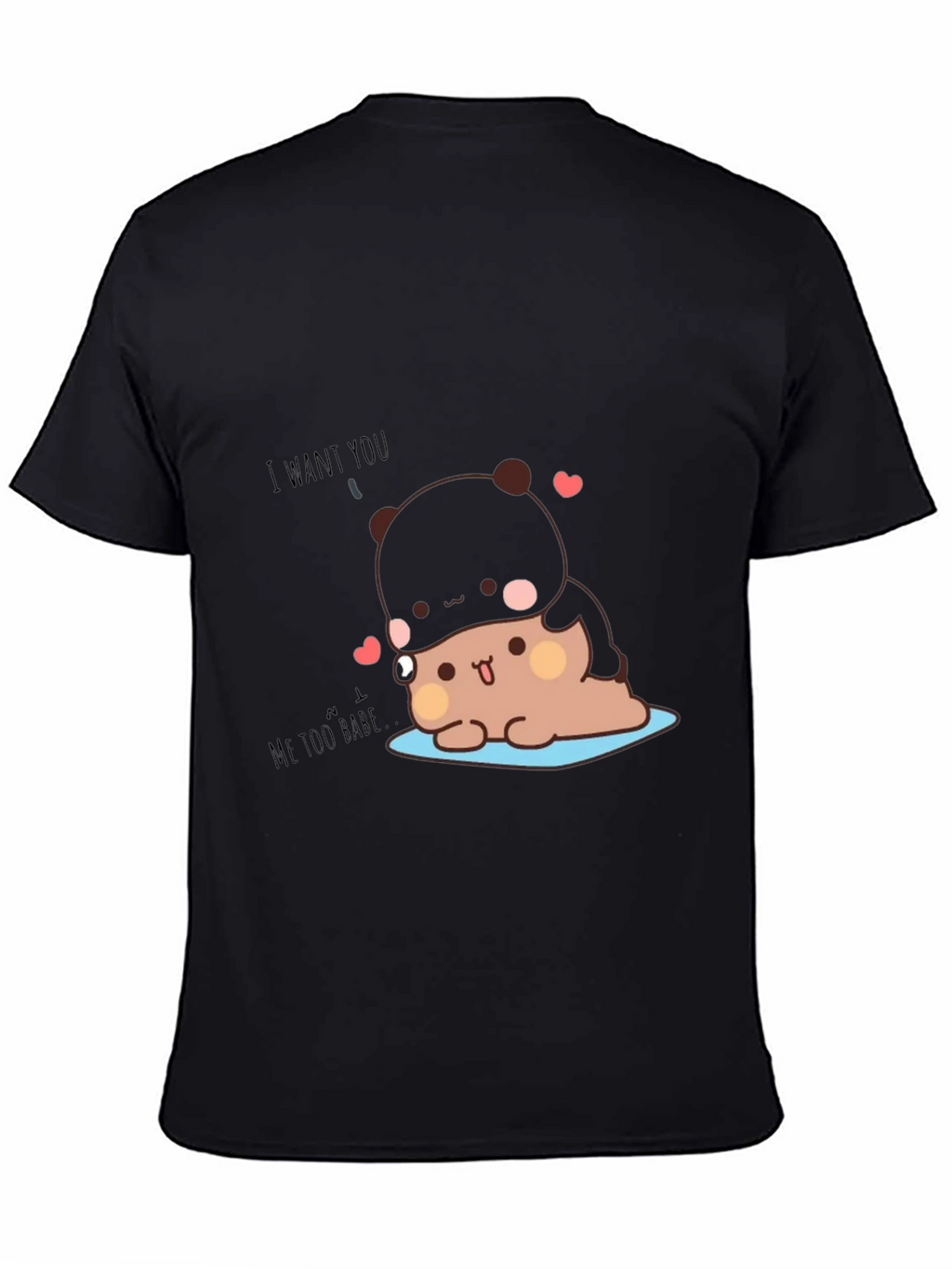 Cute Cartoon Panda T-Shirt - I Want You!