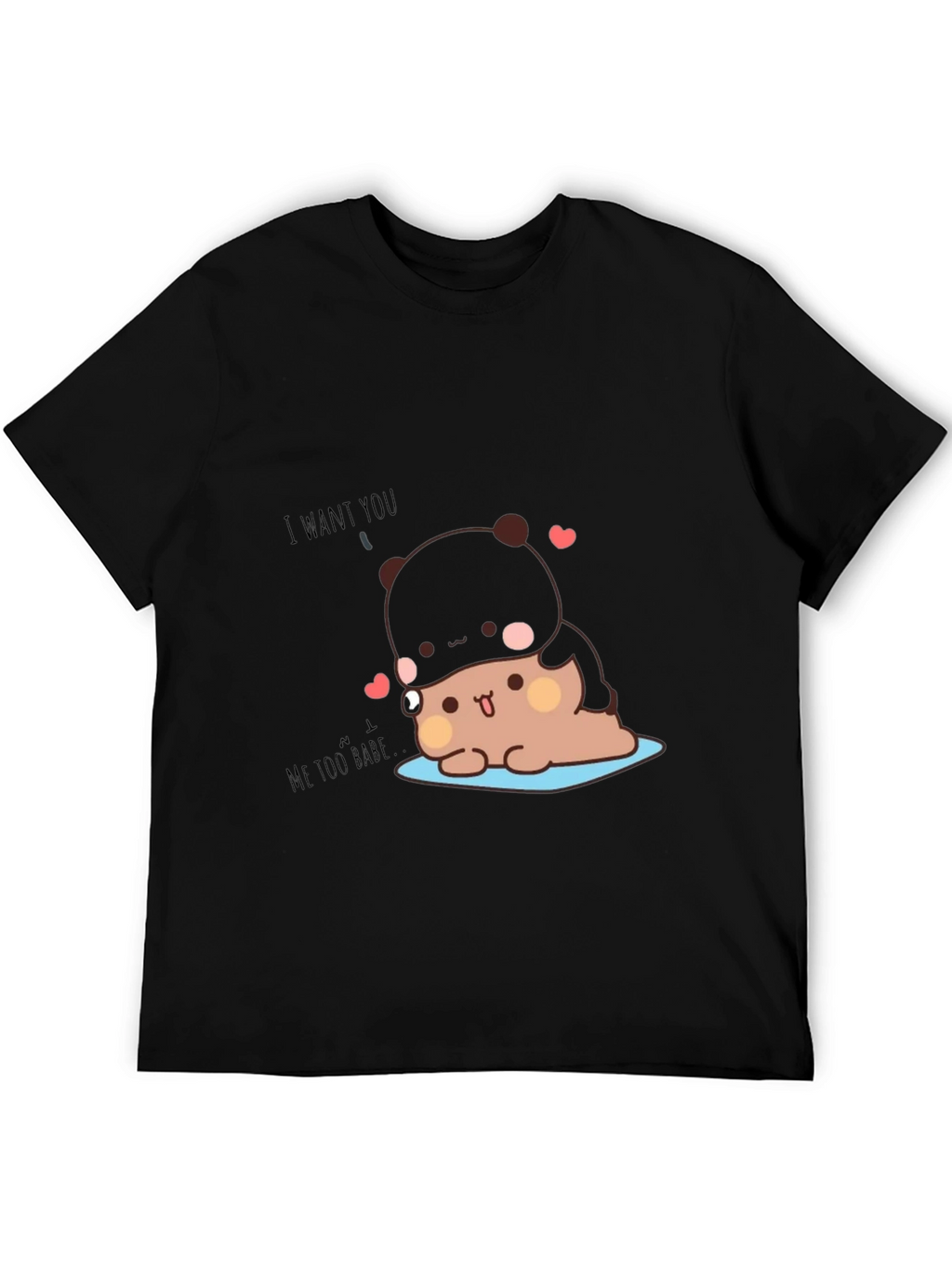 Cute Cartoon Panda T-Shirt - I Want You!