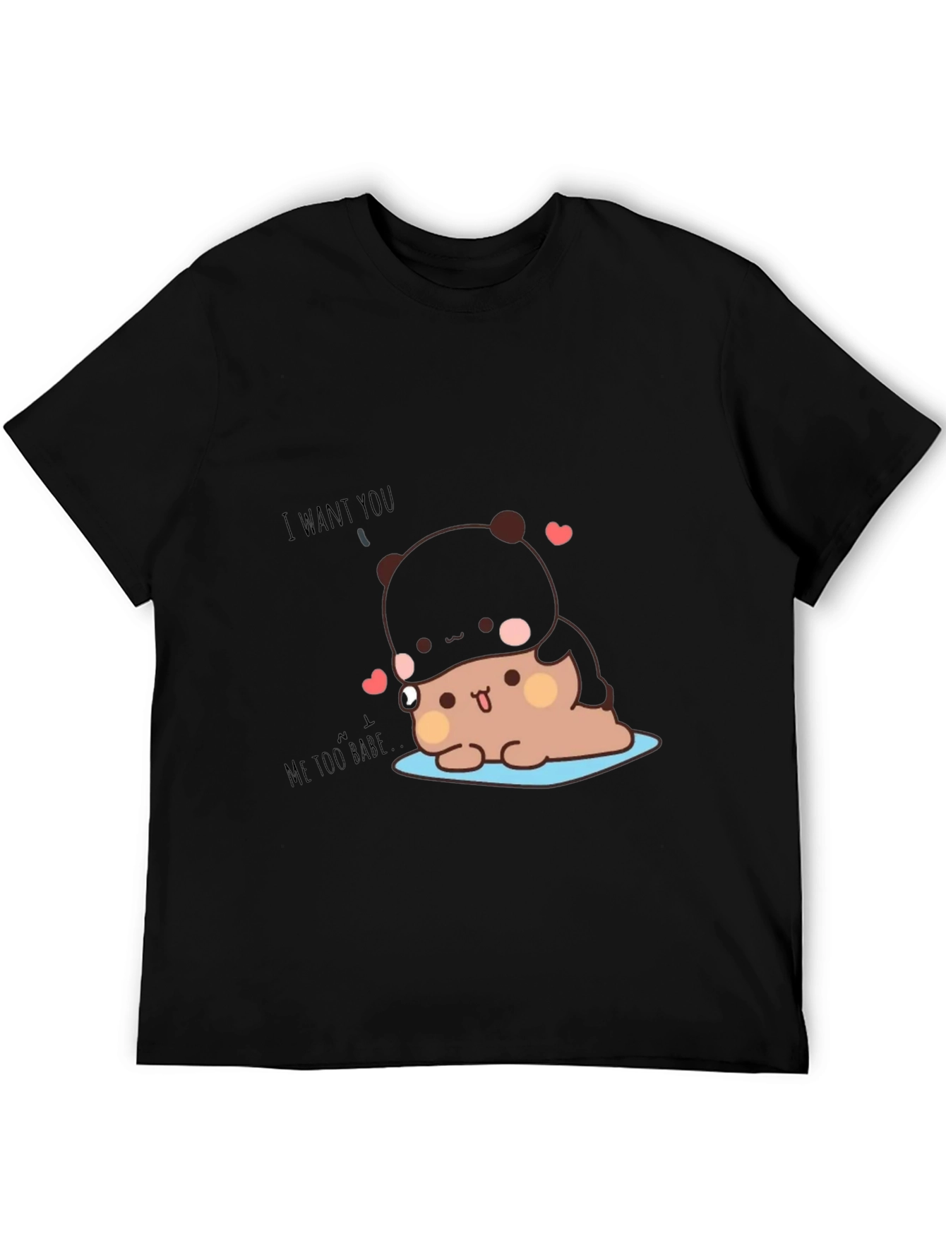 Cute Cartoon Panda T-Shirt - I Want You!