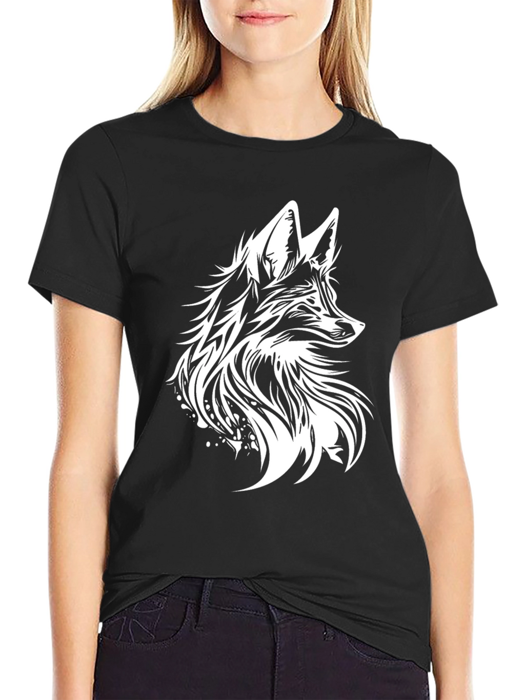 Fox Graphic Tee - Mens Black T-Shirt