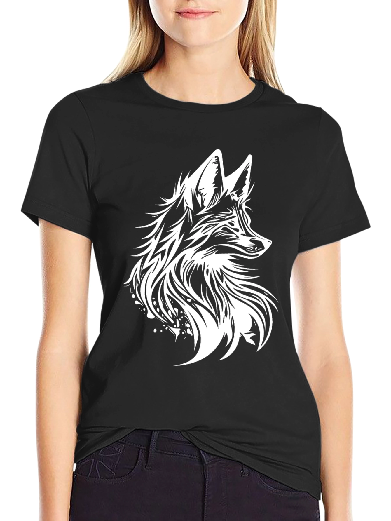 Fox Graphic Tee - Mens Black T-Shirt