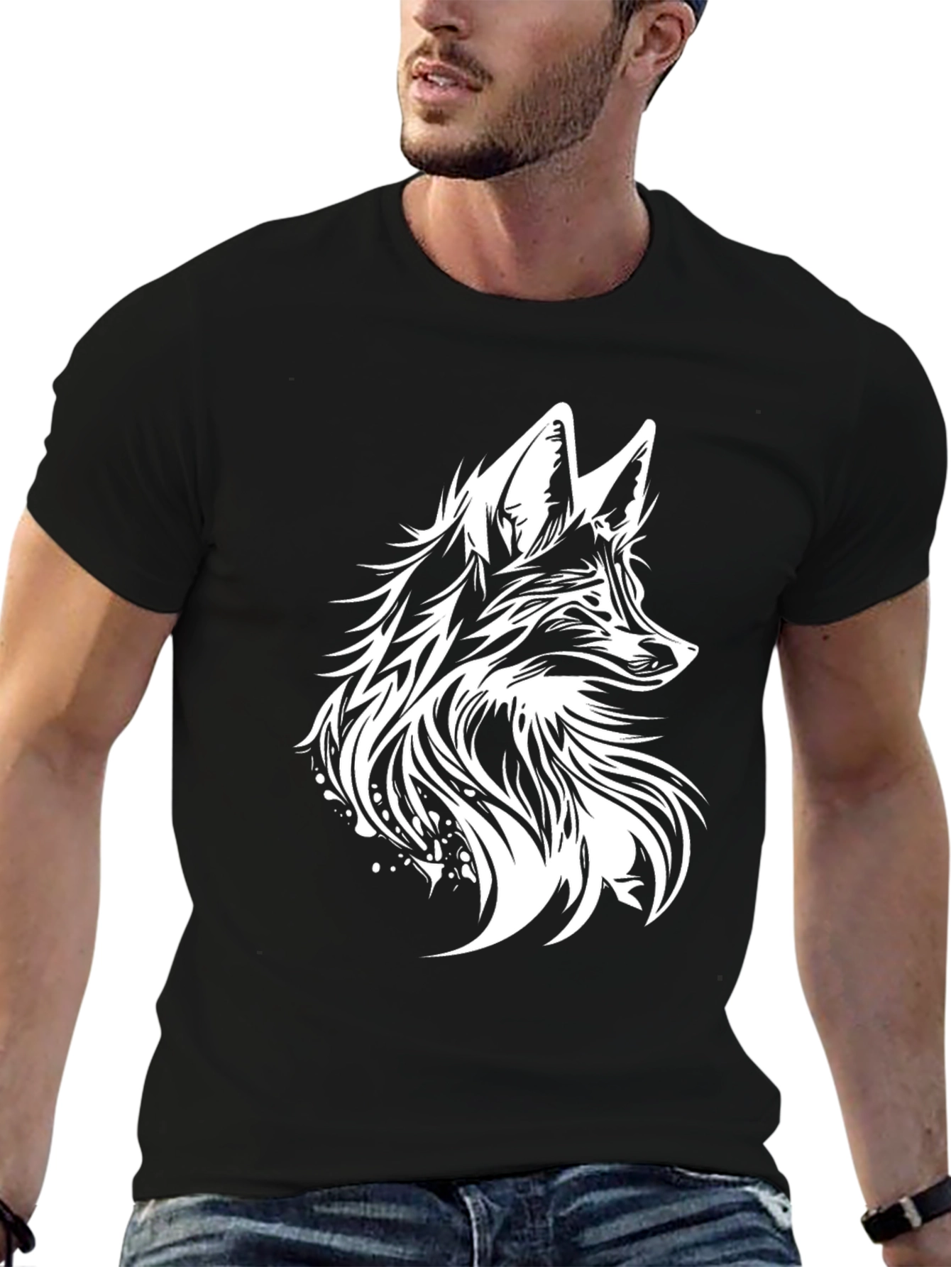 Fox Graphic Tee - Mens Black T-Shirt