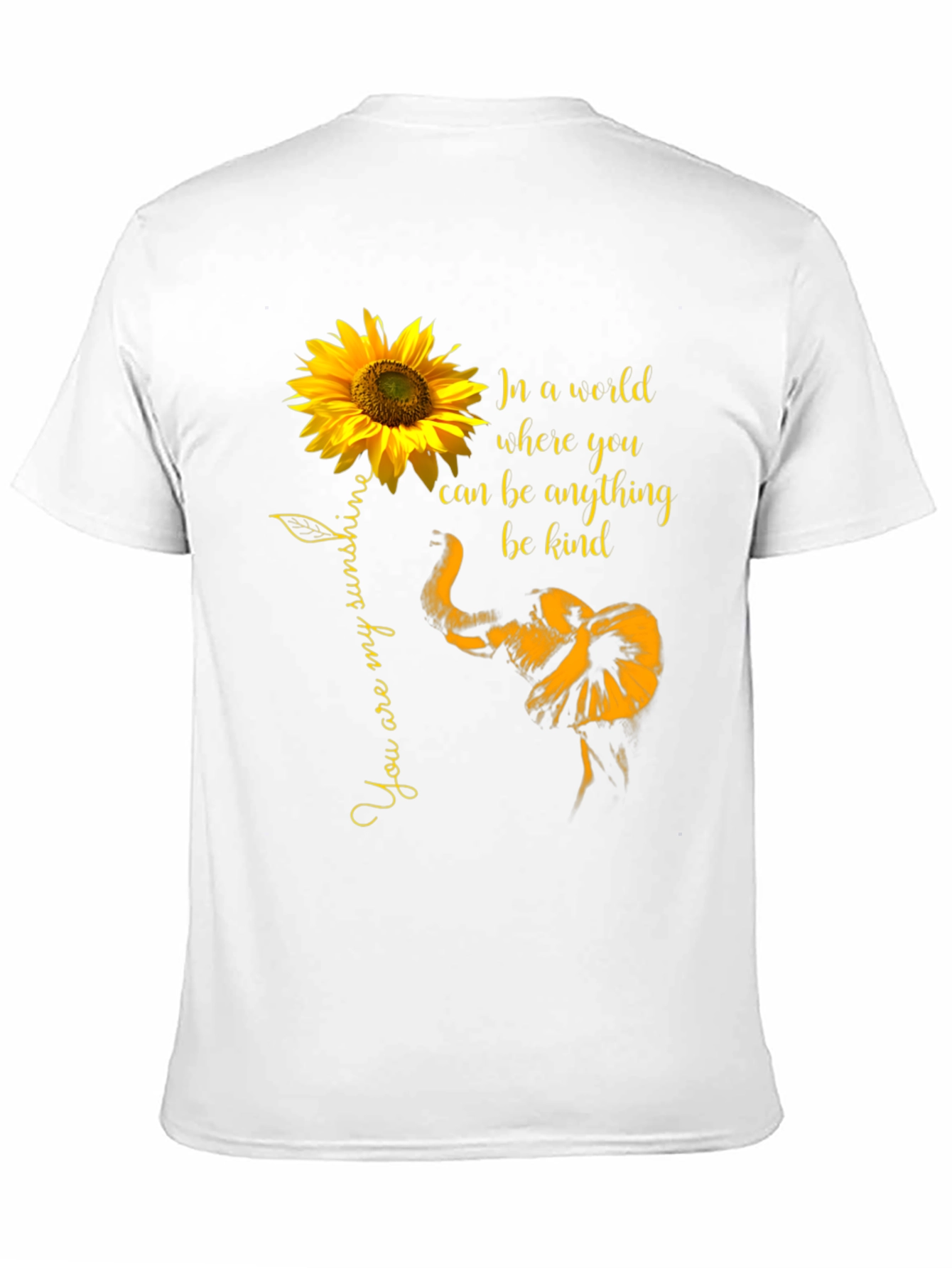 Sunflower Elephant Kindness T-Shirt