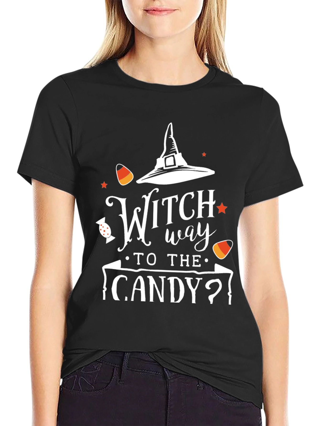 Witch Way to the Candy? Halloween T-Shirt