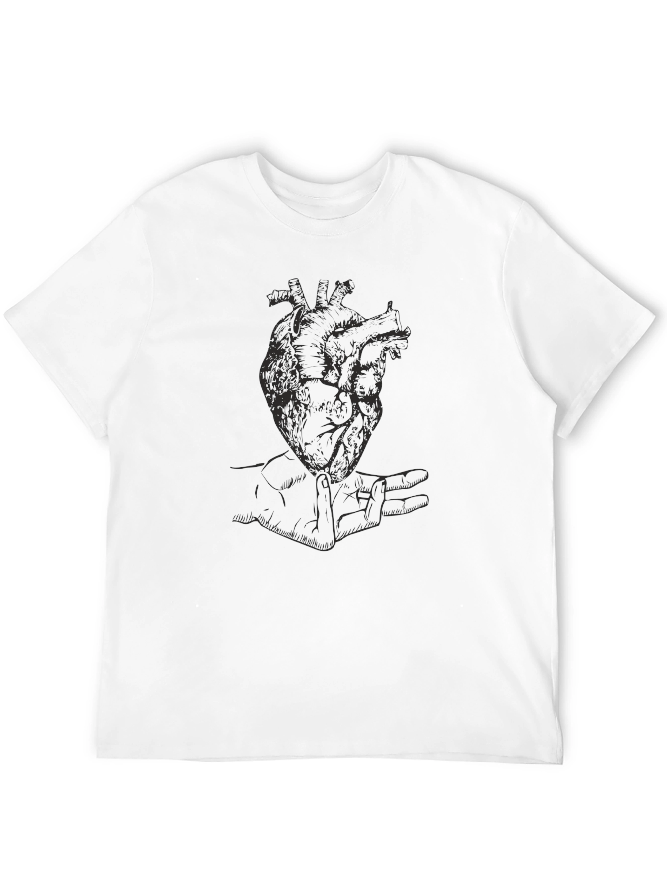 Anatomical Heart Graphic Tee - Unique Design