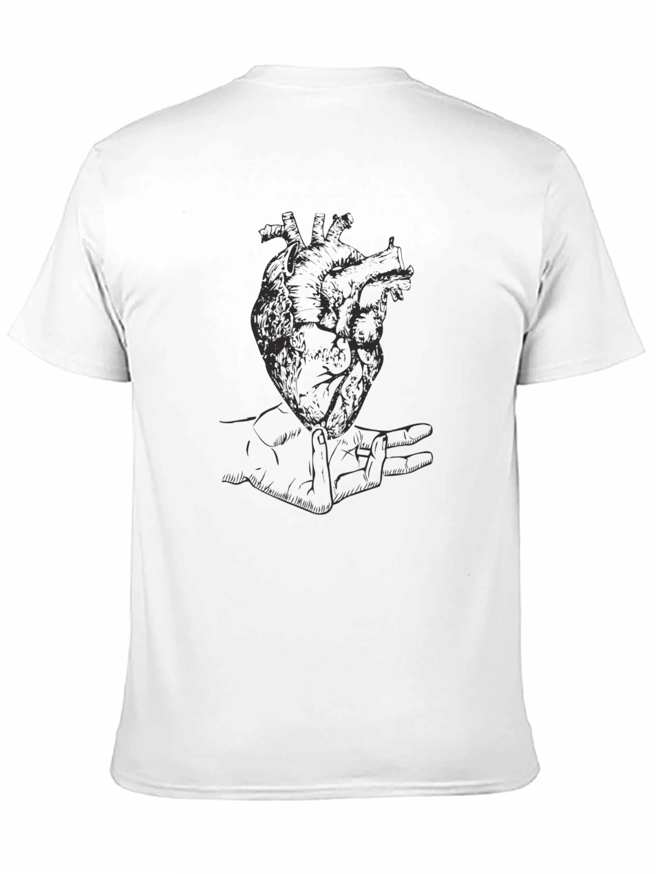 Anatomical Heart Graphic Tee - Unique Design