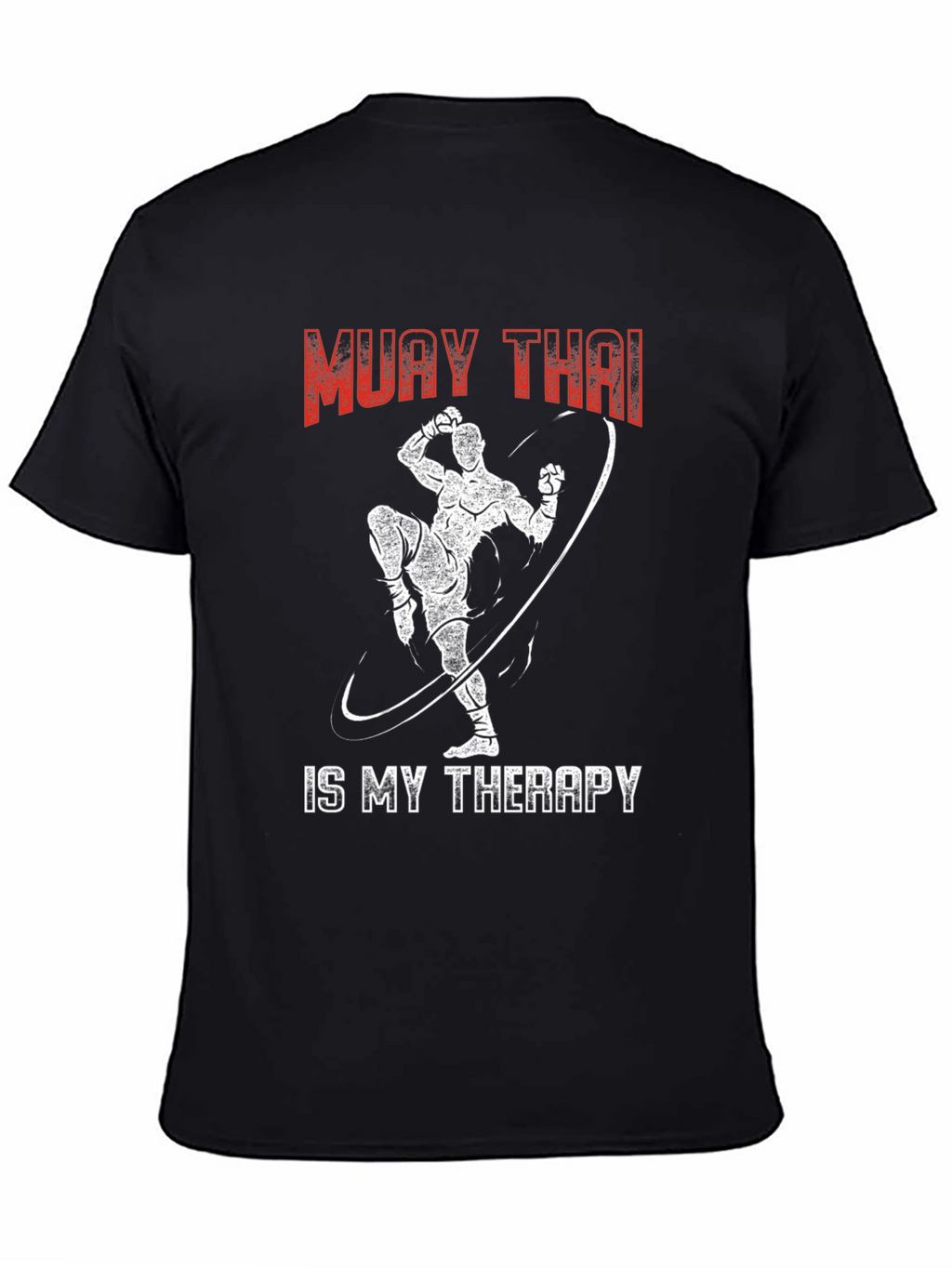 Muay Thai Therapy Graphic Tee - Martial Arts T-Shirt