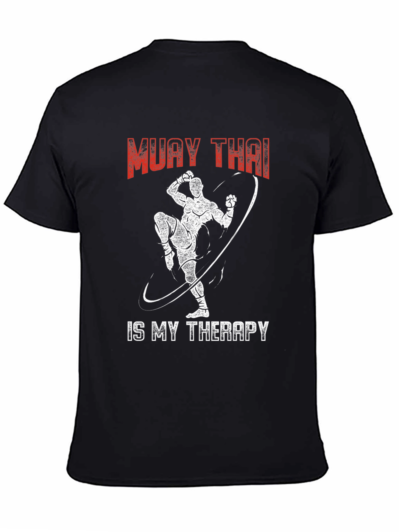 Muay Thai Therapy Graphic Tee - Martial Arts T-Shirt