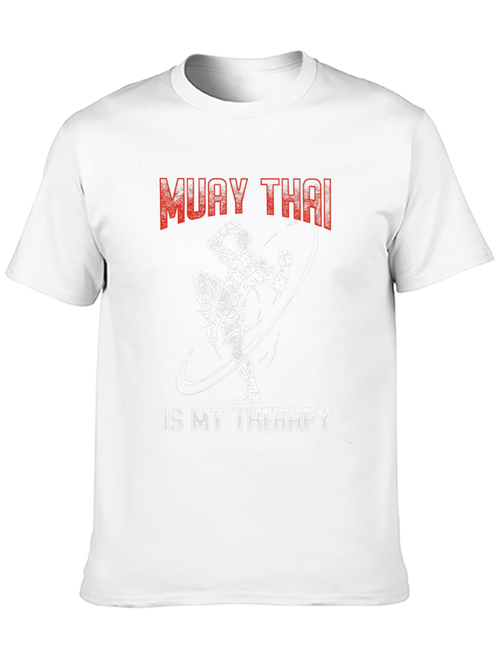 Muay Thai Therapy Graphic Tee - Martial Arts T-Shirt