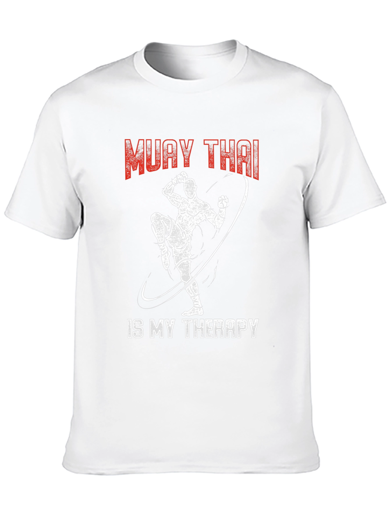 Muay Thai Therapy Graphic Tee - Martial Arts T-Shirt