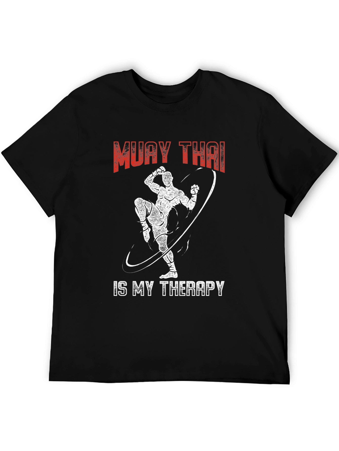 Muay Thai Therapy Graphic Tee - Martial Arts T-Shirt