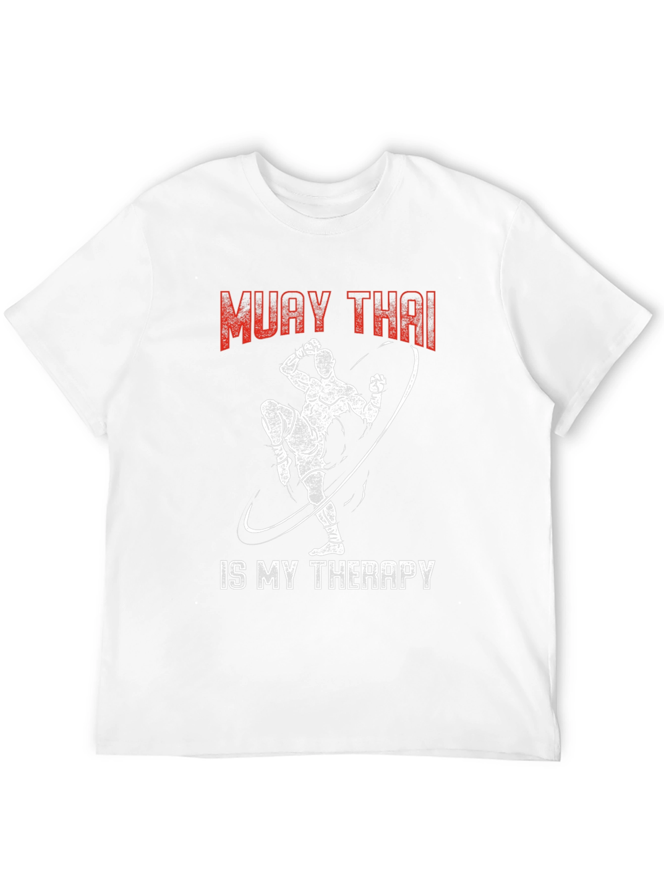 Muay Thai Therapy Graphic Tee - Martial Arts T-Shirt