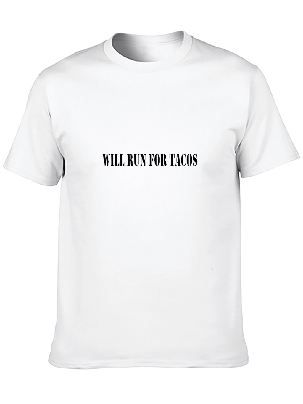 Will Run For Tacos Graphic Tee - Black