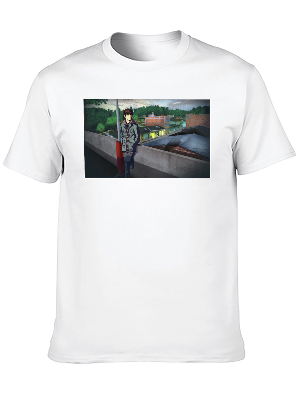Anime Scene Graphic Tee - Urban Style