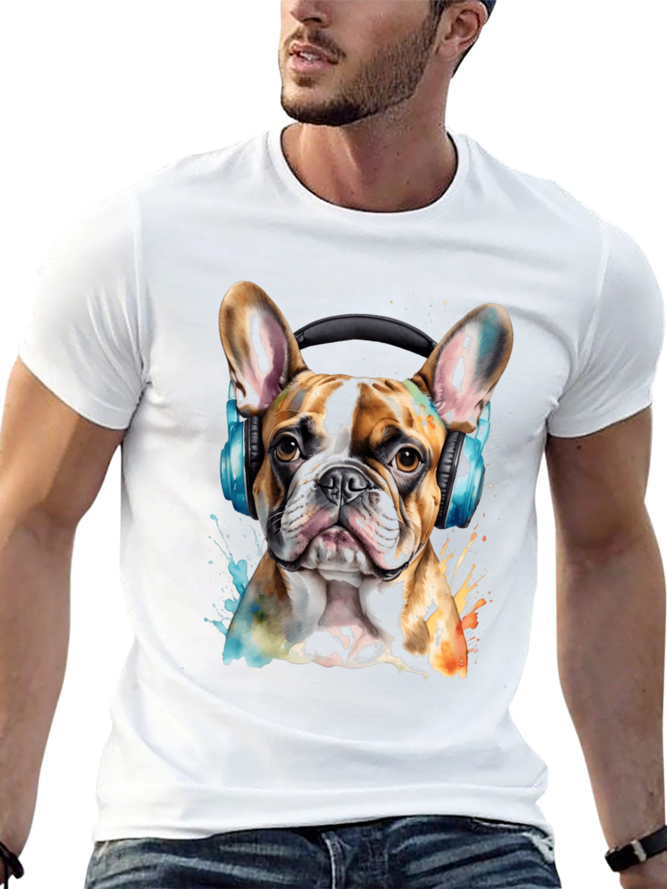 Bulldog DJ Graphic Tee