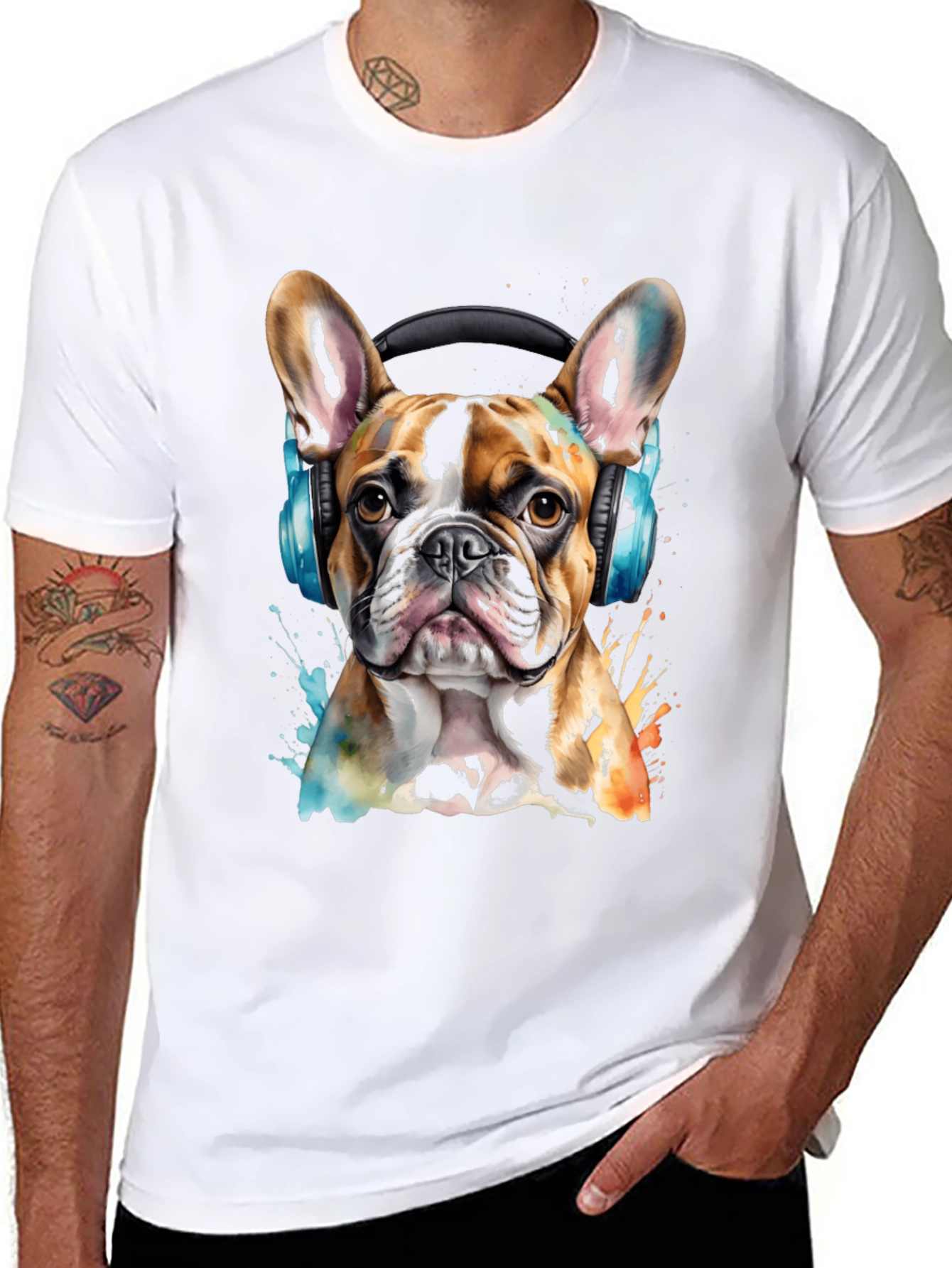 Bulldog DJ Graphic Tee