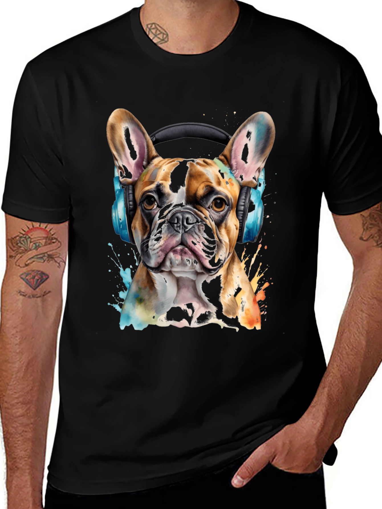 Bulldog DJ Graphic Tee