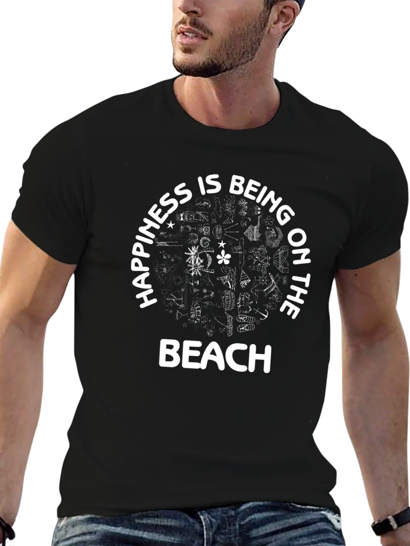 Happiness Is Being on The Beach T-Shirt