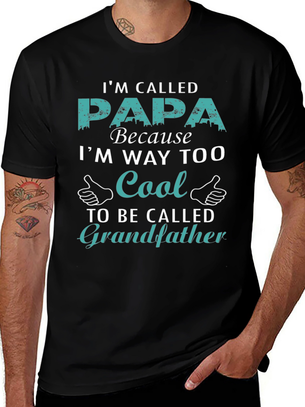 Im Called Papa Cool Grandfather T-Shirt