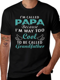 Im Called Papa Cool Grandfather T-Shirt